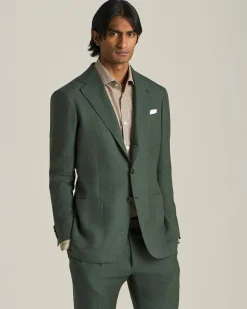 MONOCHROME CASHMERE AND LINEN SUIT