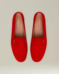MONOGRAM SUEDE LOAFER