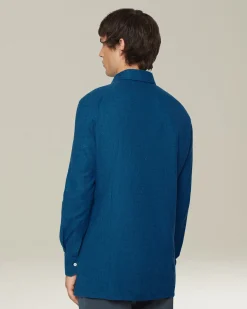 ‘NERANO’ HOUNDSTOOTH FLANNEL SHIRT