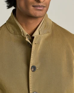 ORGANIC COTTON MANDARIN COLLAR JACKET