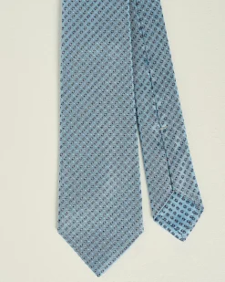PATTERNED SILK TIE