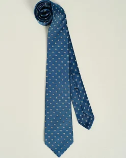 PATTERNED SILK TIE
