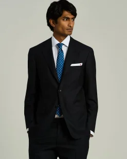 PATTERNED SILK TIE