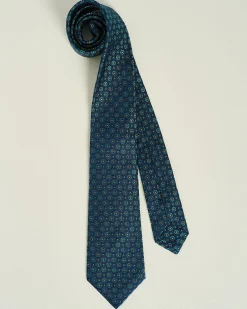 PATTERNED SILK TIE