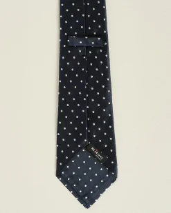 PATTERNED SILK TIE