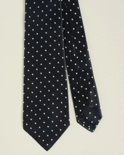 PATTERNED SILK TIE