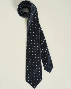 PATTERNED SILK TIE