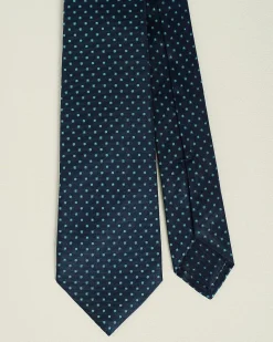 PATTERNED SILK TIE