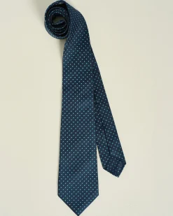PATTERNED SILK TIE