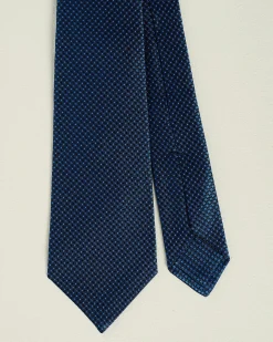 PATTERNED SILK TIE