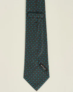 PATTERNED SILK TIE
