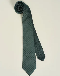 PATTERNED SILK TIE