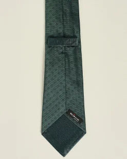 PATTERNED SILK TIE