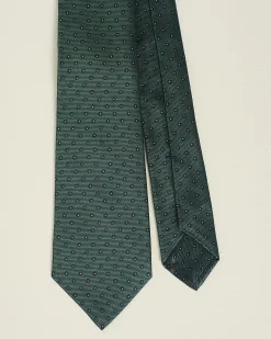 PATTERNED SILK TIE