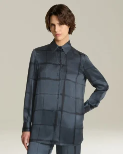 PRINTED SILK SHIRT