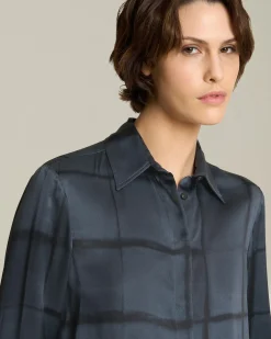 PRINTED SILK SHIRT