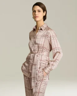 PRINTED SILK SHIRT
