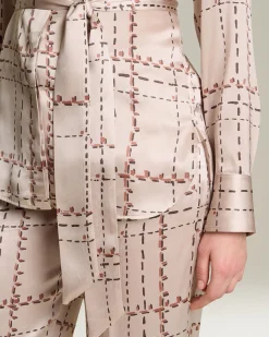 PRINTED SILK SHIRT
