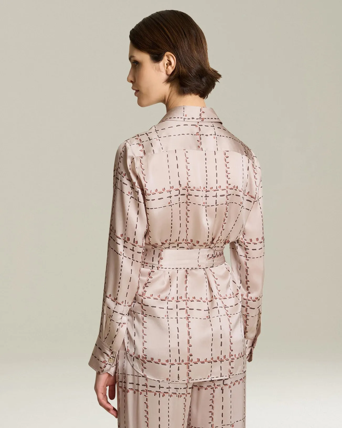 PRINTED SILK SHIRT