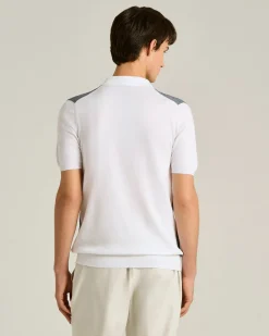 PURE COTTON POLO SHIRT WITH CONTRASTING DETAILS