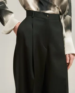 PURE WOOL TROUSERS