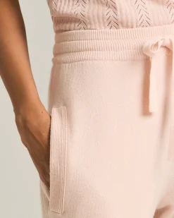 RELAX CASHMERE KNIT TROUSERS