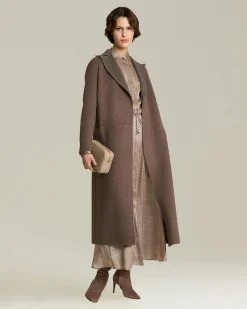REVERSIBLE CASHMERE DOUBLE CLOTH COAT