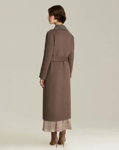 REVERSIBLE CASHMERE DOUBLE CLOTH COAT