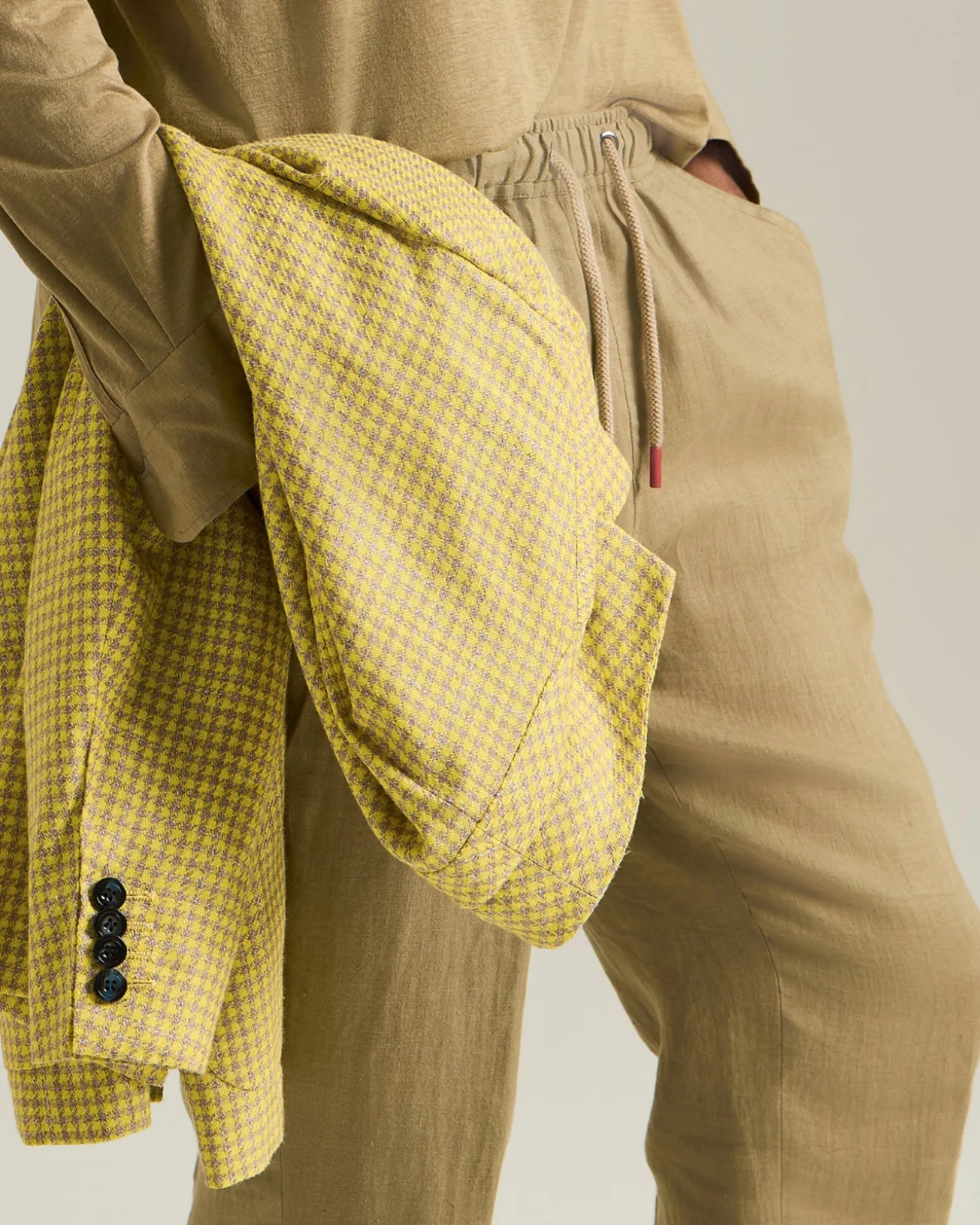 SARTORIAL COTTON BLEND POLO SHIRT