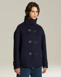 SHORT CASHMERE DUFFLE COAT