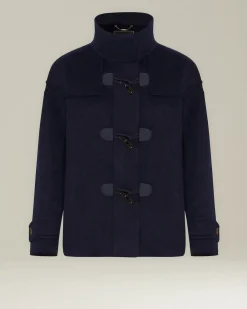 SHORT CASHMERE DUFFLE COAT