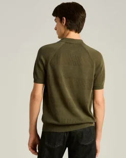 SHORT-SLEEVED ZIPPED POLO SHIRT