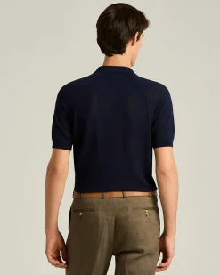 SHORT-SLEEVED ZIPPED POLO SHIRT