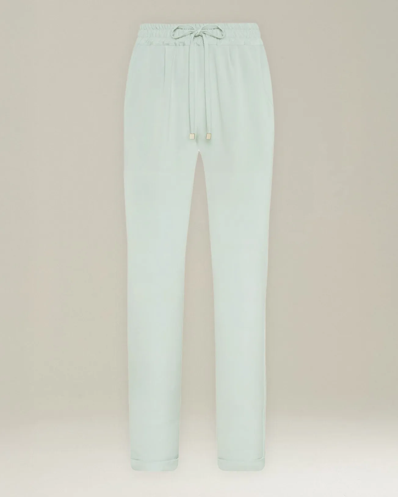 SILK COMFORT-FIT TROUSERS