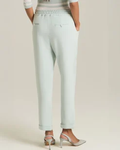 SILK COMFORT-FIT TROUSERS