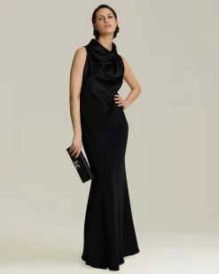 SILK EVENING GOWN