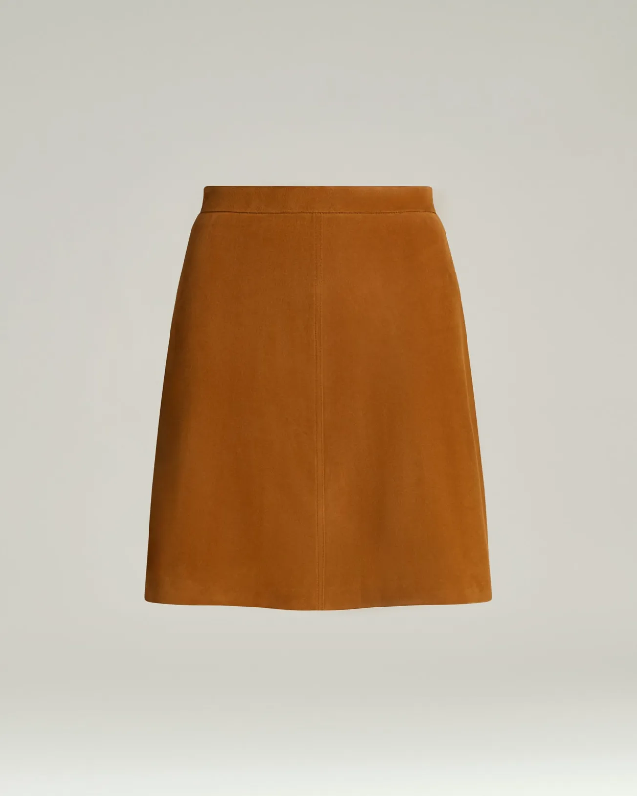 SOFT LEATHER SKIRT IN CAMEL LAMBSKIN