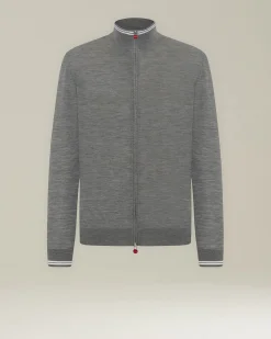 SPORTY WOOL CARDIGAN