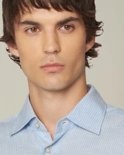 STRIPED COTTON SHIRT