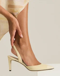 SUEDE SLINGBACK PUMPS