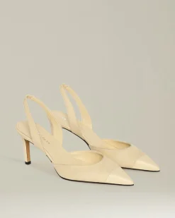 SUEDE SLINGBACK PUMPS