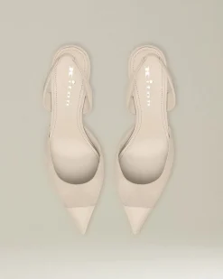 SUEDE SLINGBACK PUMPS