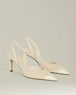 SUEDE SLINGBACK PUMPS
