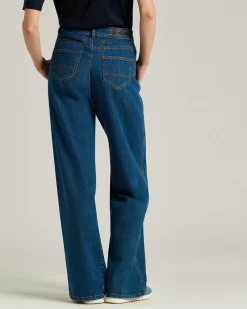 TAILORED DENIM TROUSERS