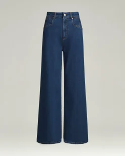 TAILORED DENIM TROUSERS