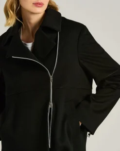 TAILORED PURE CASHMERE BLACK OVERCOAT