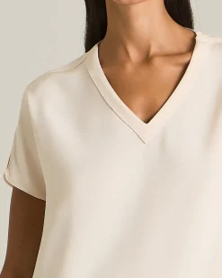 TAILORED SILK T-SHIRT