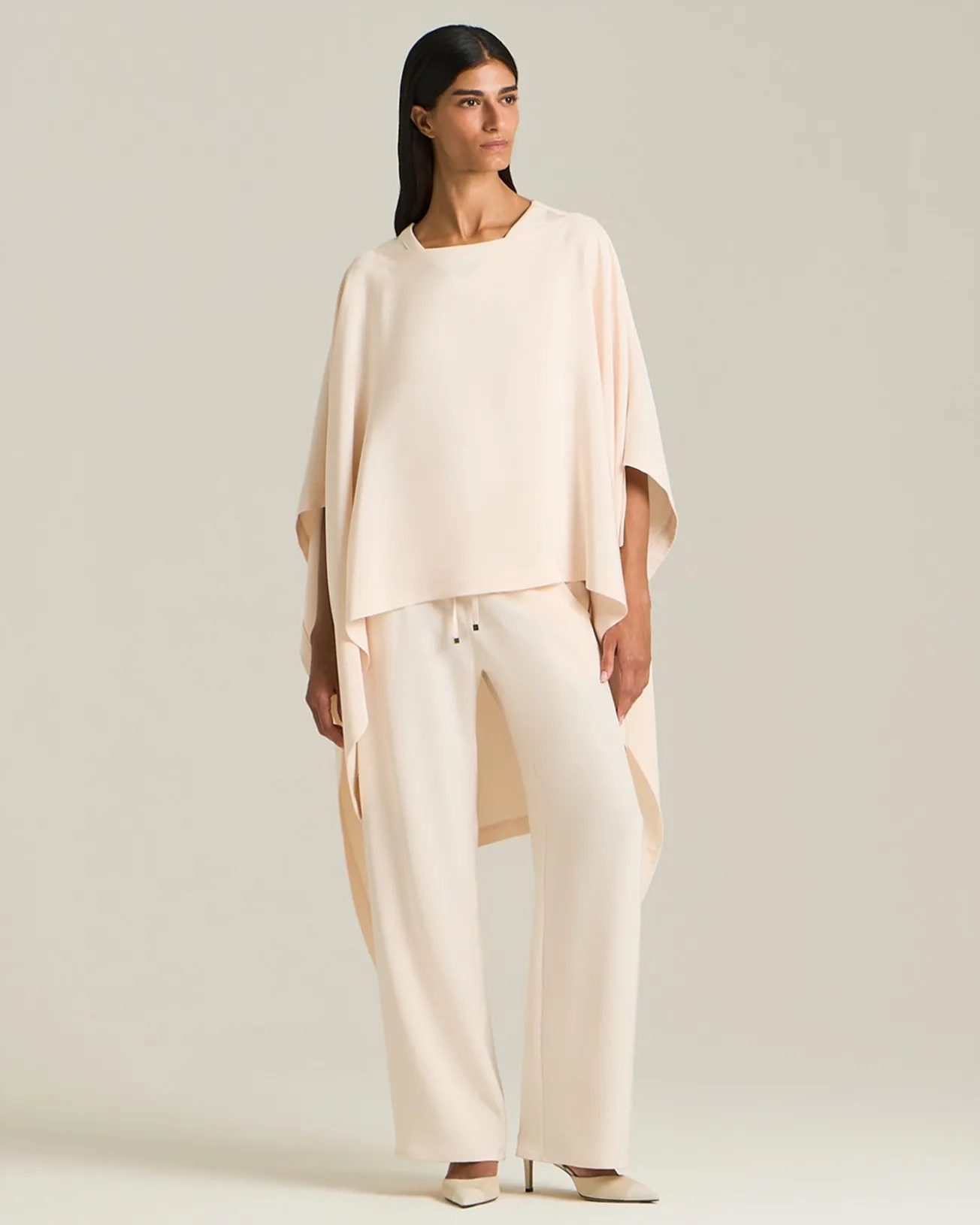 TAILORED SILK T-SHIRT