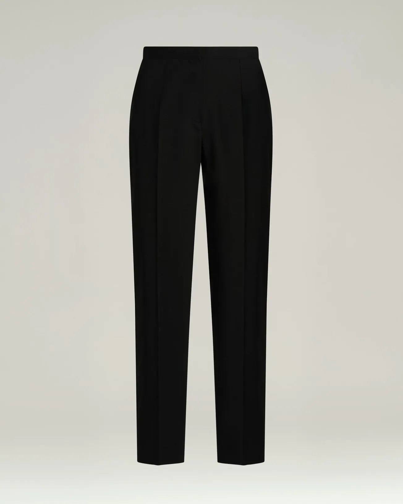 TAILORED WOOL BLACK TROUSERS
