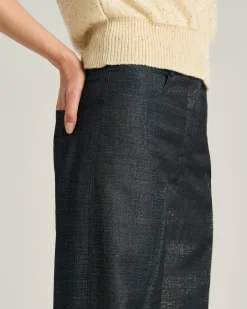 TAILORED WOOL TROUSERS IN BLUE VIRGIN